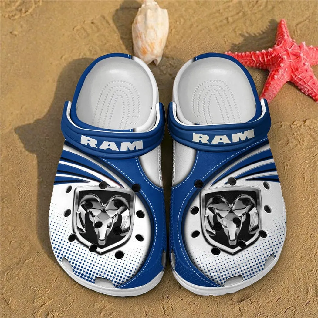 ram truck crocs sandals for men women gift for ram truck fan car181031525739 blue