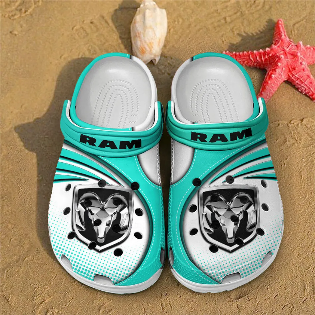 ram truck crocs sandals for men women gift for ram truck fan car181031525739 cyan lraky