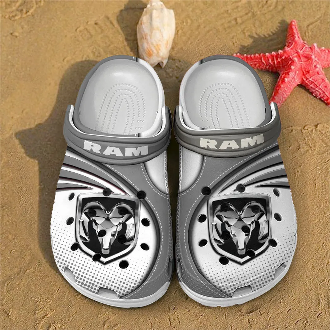 ram truck crocs sandals for men women gift for ram truck fan car181031525739 gray mp9eq