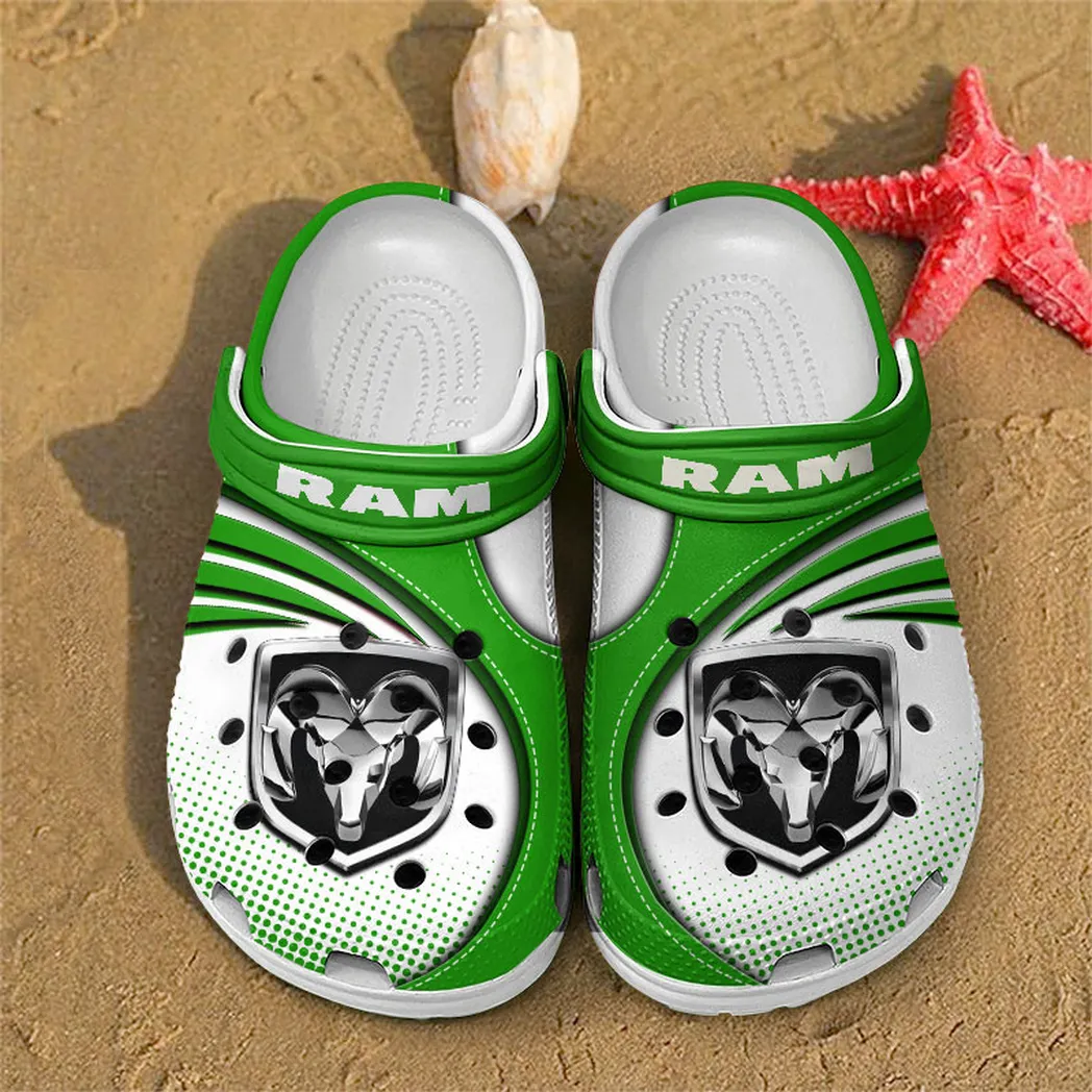 ram truck crocs sandals for men women gift for ram truck fan car181031525739 green sfkwi