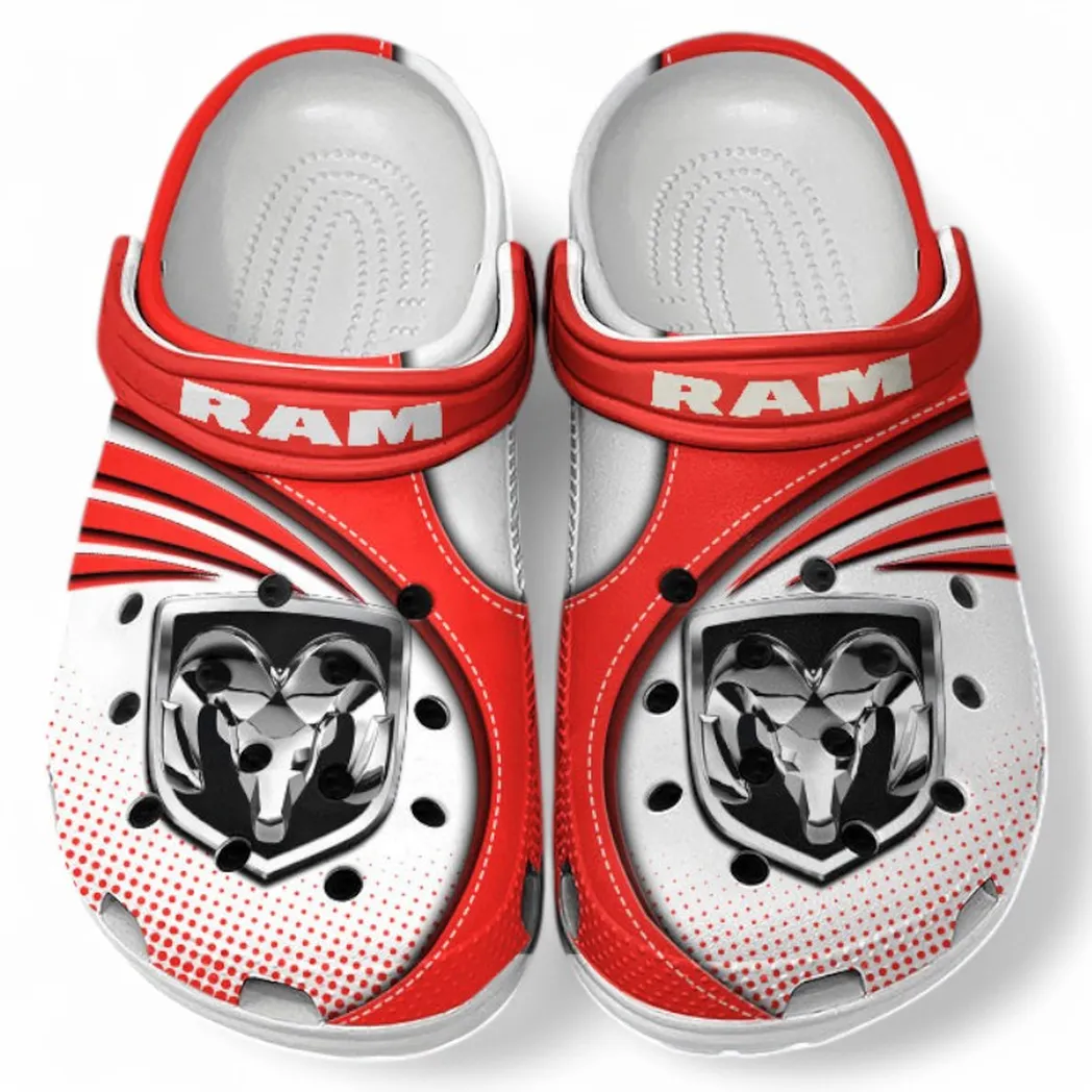 ram truck crocs sandals for men women gift for ram truck fan car181031525739 red vavag