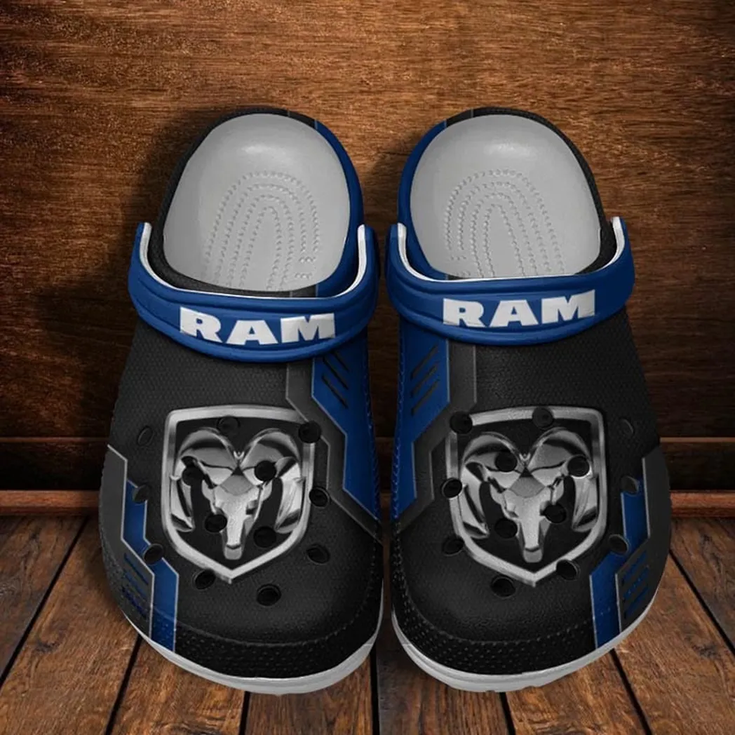 ram truck crocs shoes clogs men women gift for ram truck fan car185031525288 blue