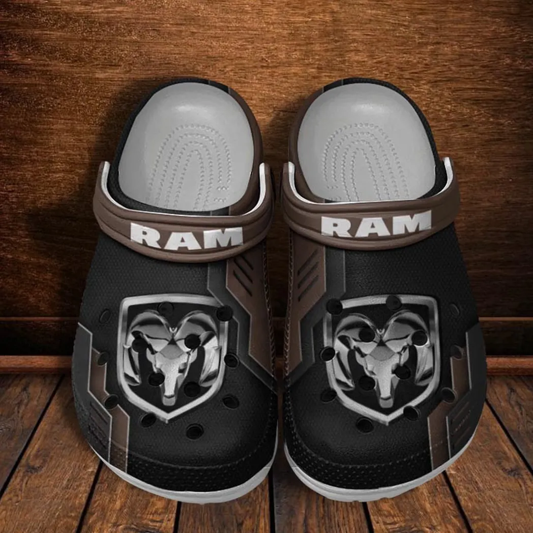 ram truck crocs shoes clogs men women gift for ram truck fan car185031525288 brown deeu7