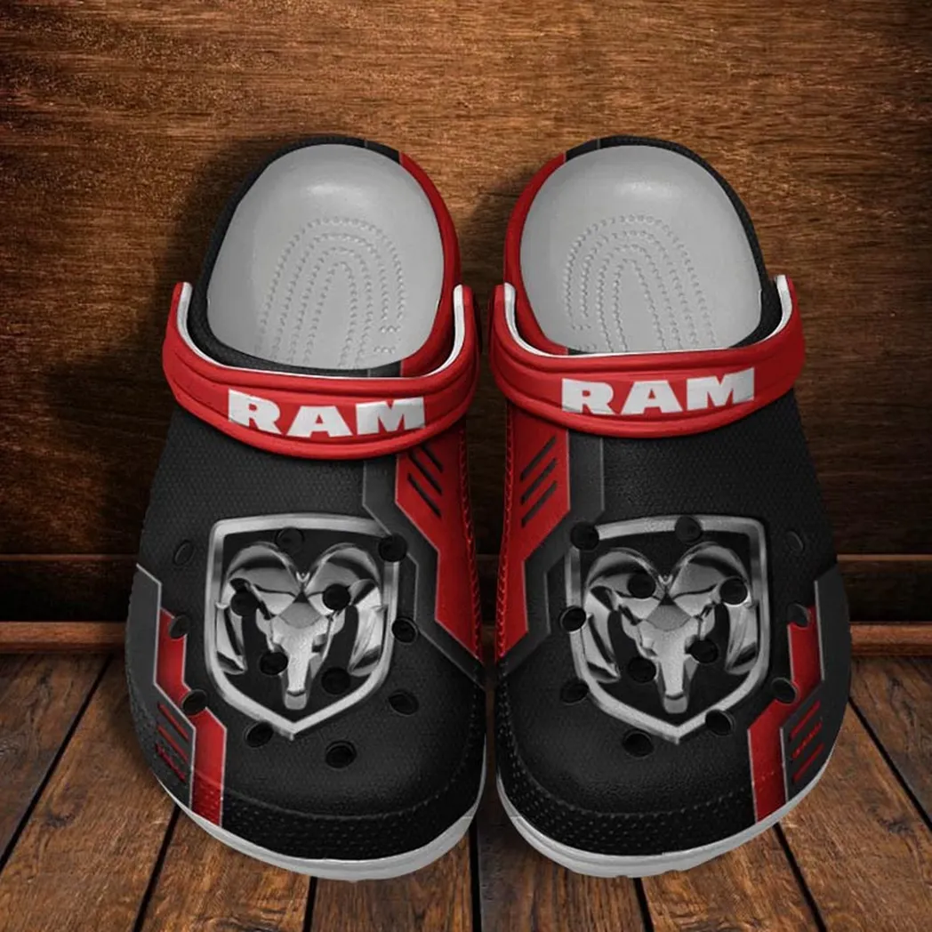 ram truck crocs shoes clogs men women gift for ram truck fan car185031525288 red wp3r7