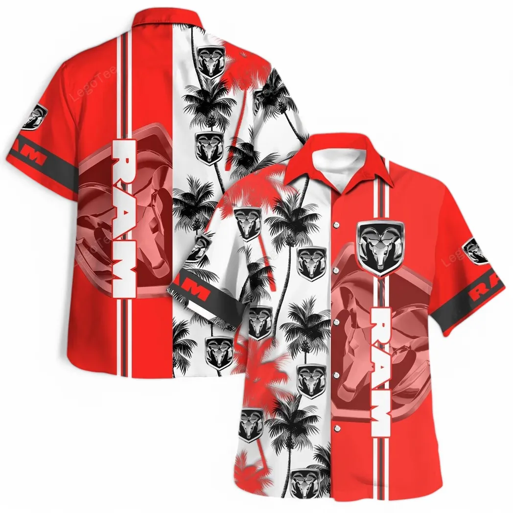 ram truck hawaiian shirt for men gift for ram truck lovers gift for him husband boyfriend car143021125008 7lt1b