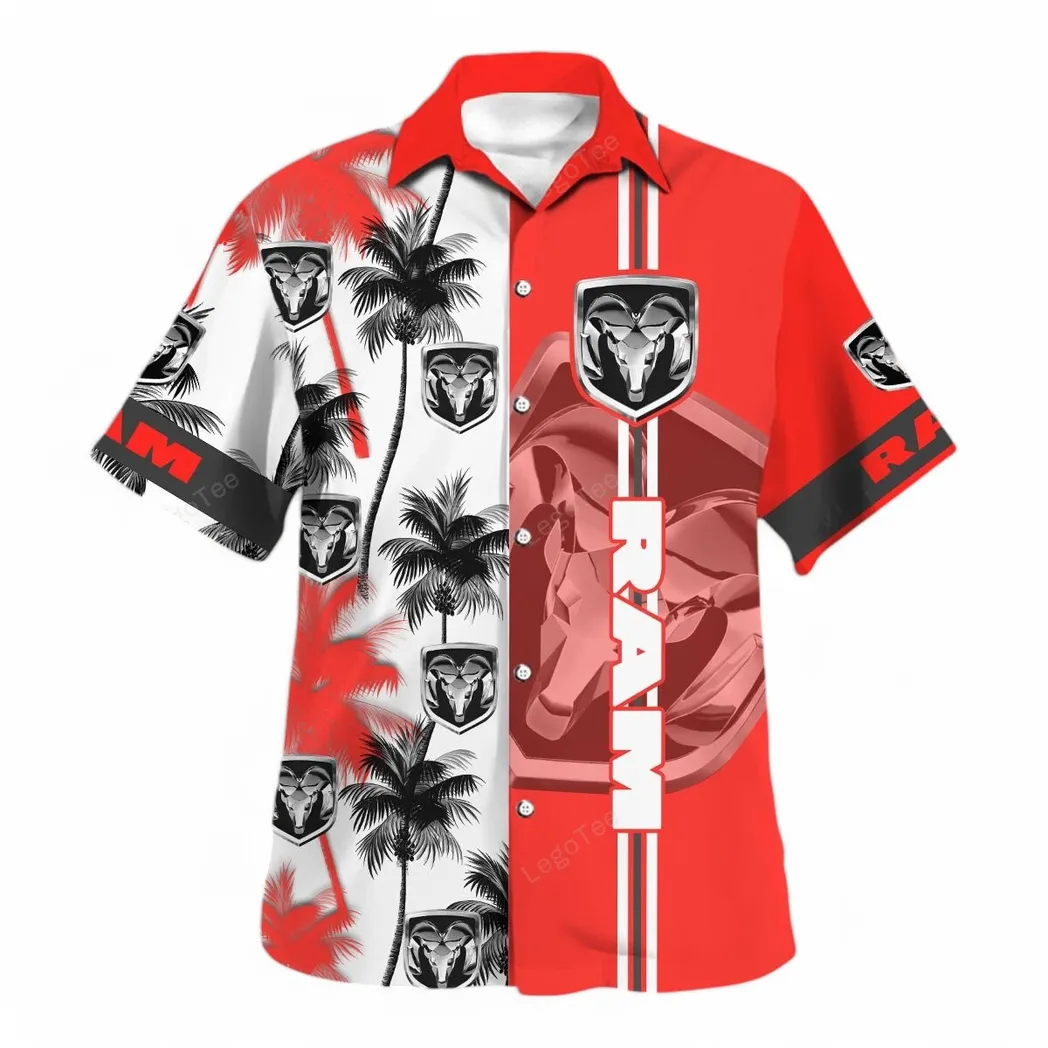 ram truck hawaiian shirt for men gift for ram truck lovers gift for him husband boyfriend car143021125008 jru1v