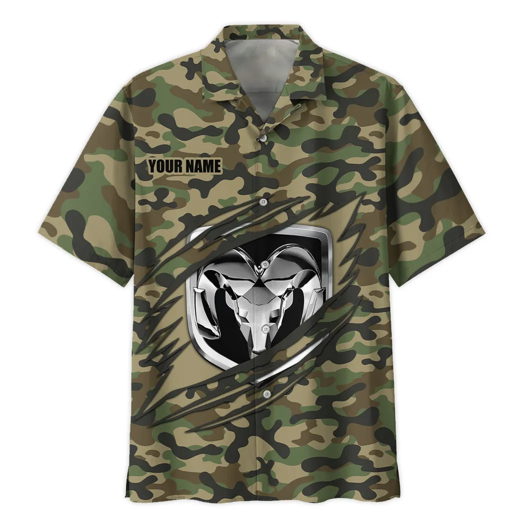 ram truck hawaiian shirt style camo oversized hawaiian car210040825731 wljbm