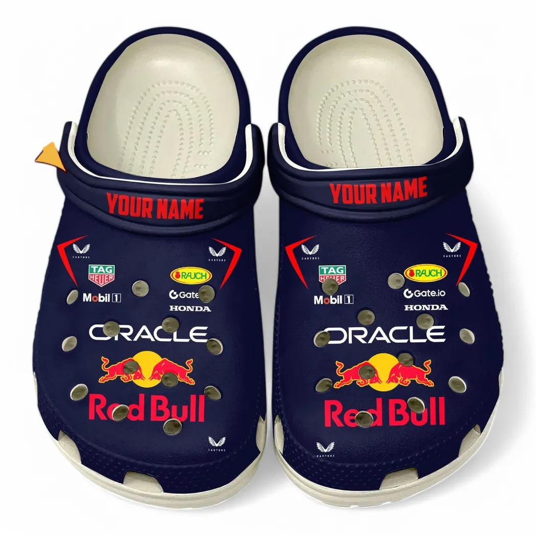 Red Bull Racing Crocs, All Over Print Crocs Red Bull Racing - White CAR41704092509
