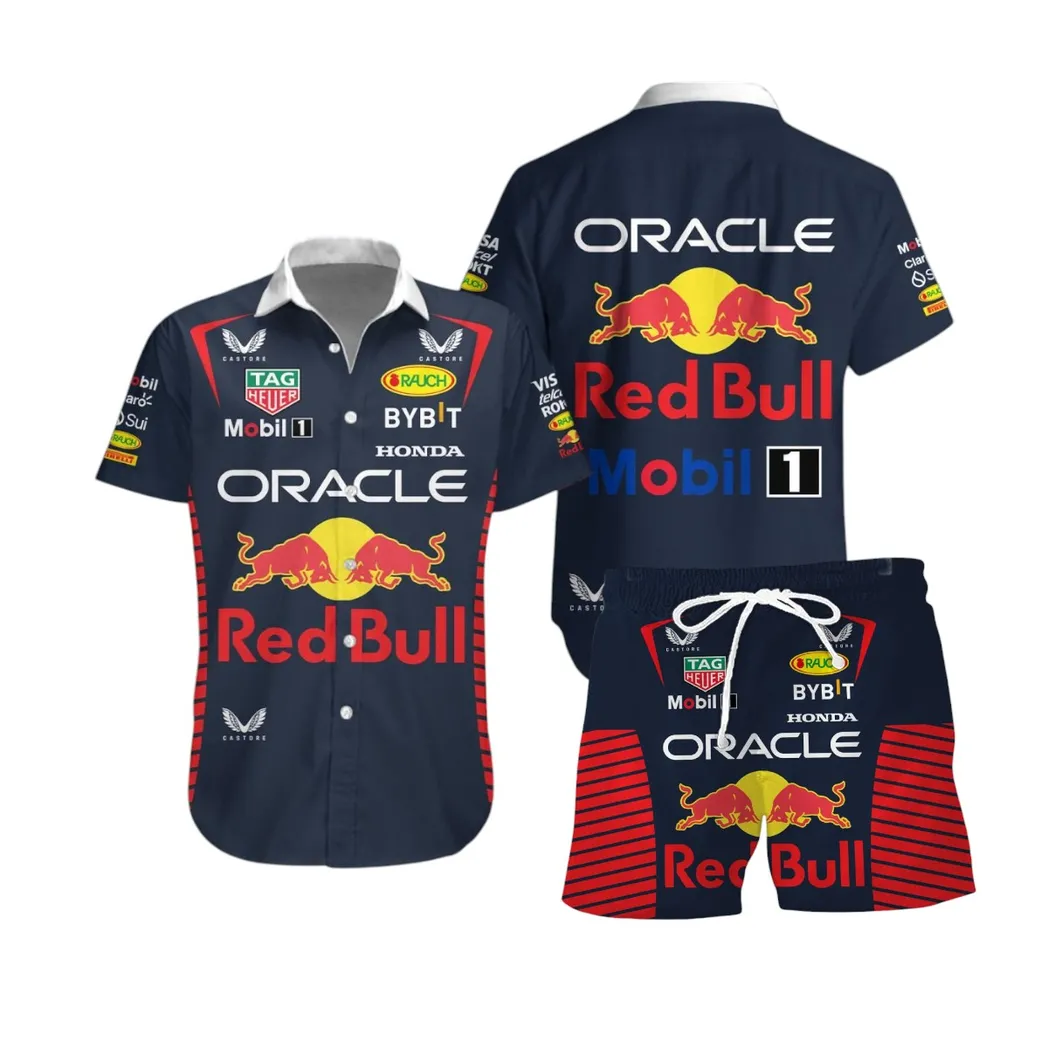 red bull racing hawaiian shirt set for men all over print hawaiian shirt red bull racing car40404082502 slhbj