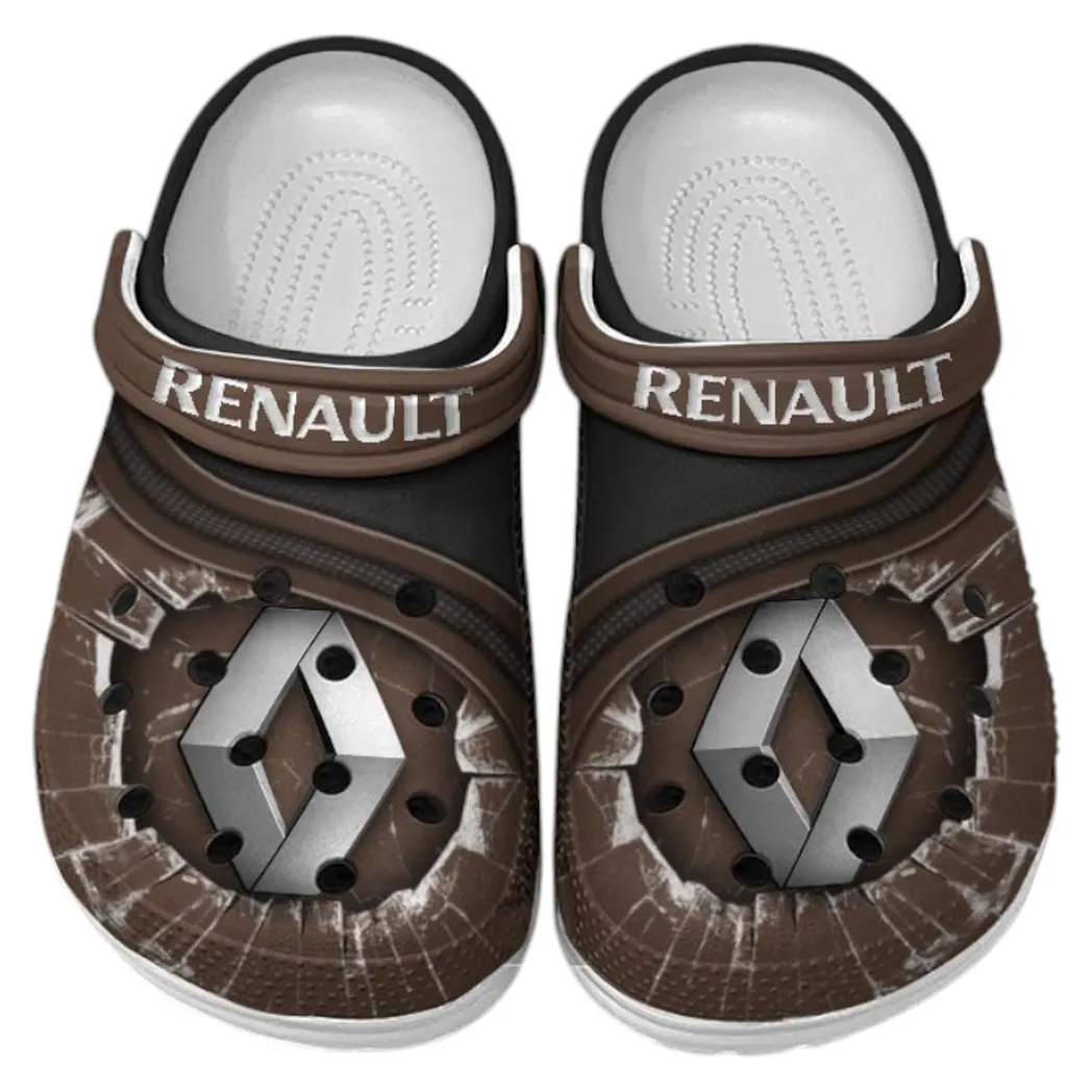 renault crocs clogs men women gift for renault fan car188032025143 brown
