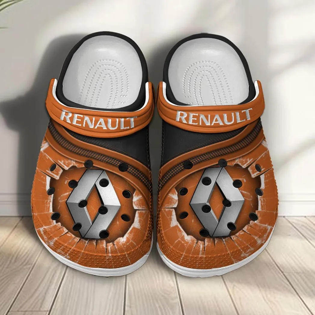 renault crocs clogs men women gift for renault fan car188032025143 orange