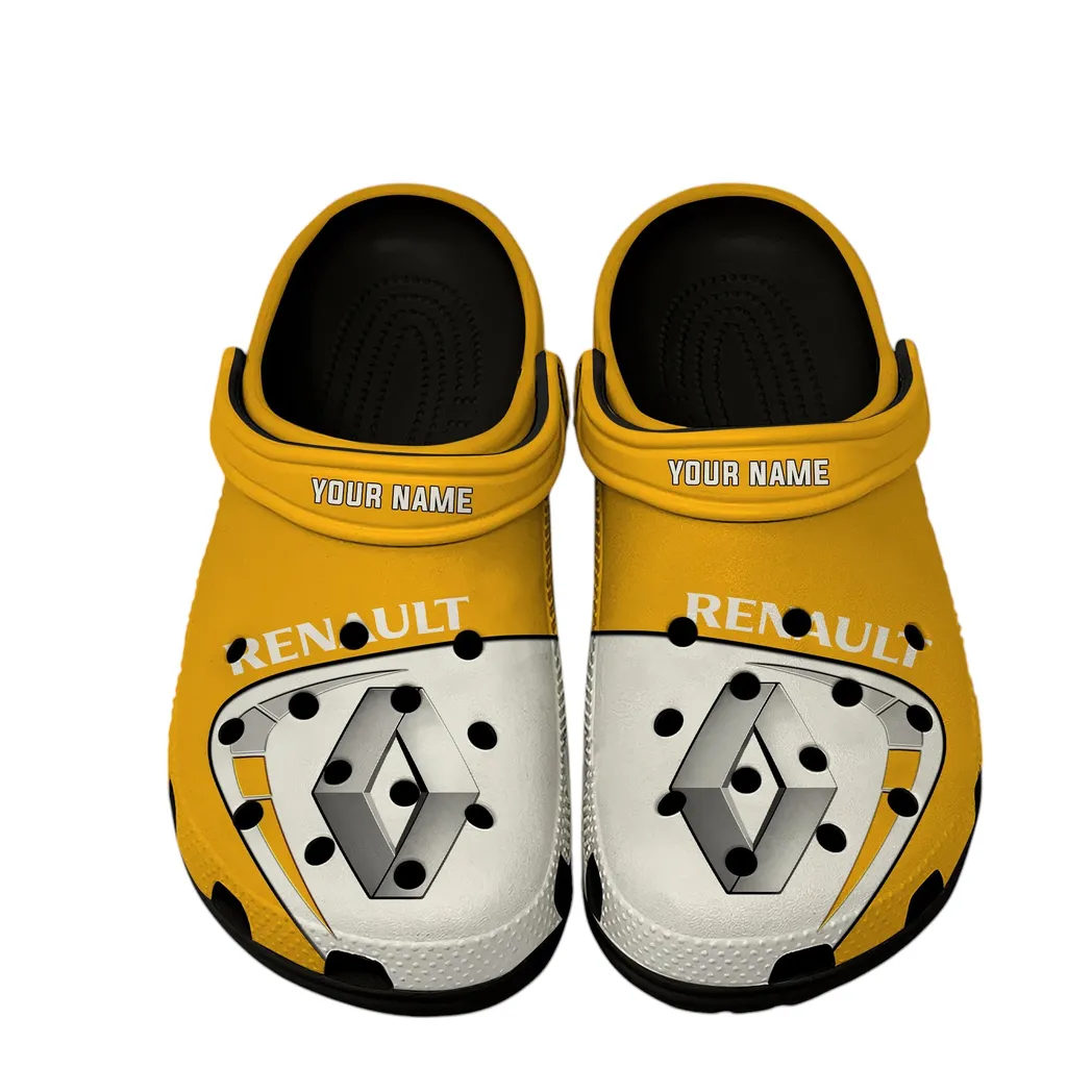 renault crocs gift for renault lover gift for him husband boyfriend car16802262556 black