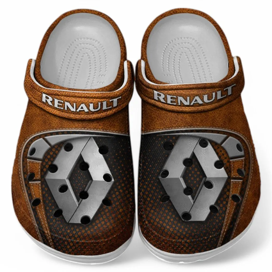 Renault Crocs Sandals For Men Women, Gift For Renault Fan CAR177031425606 - Orange