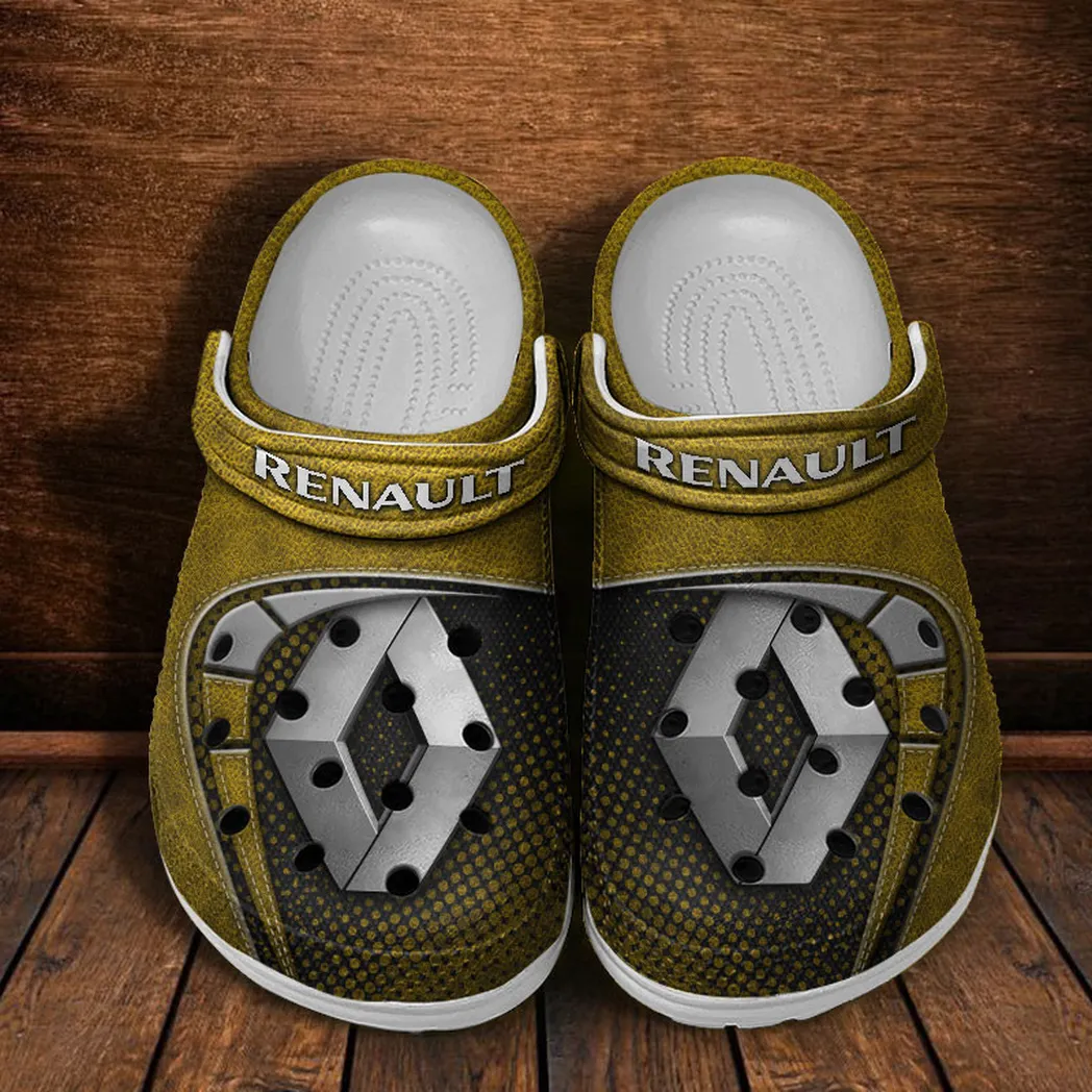 renault crocs sandals for men women gift for renault fan car177031425606 yellow 4q48d