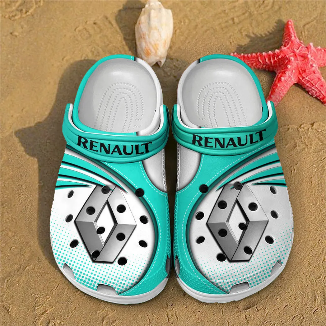 renault crocs sandals for men women gift for renault fan car181031525716 cyan znig2