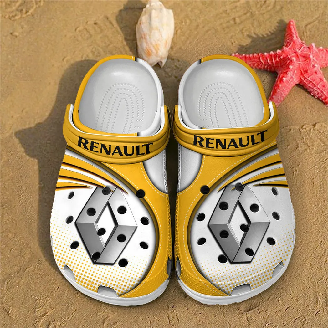 renault crocs sandals for men women gift for renault fan car181031525716 yellow