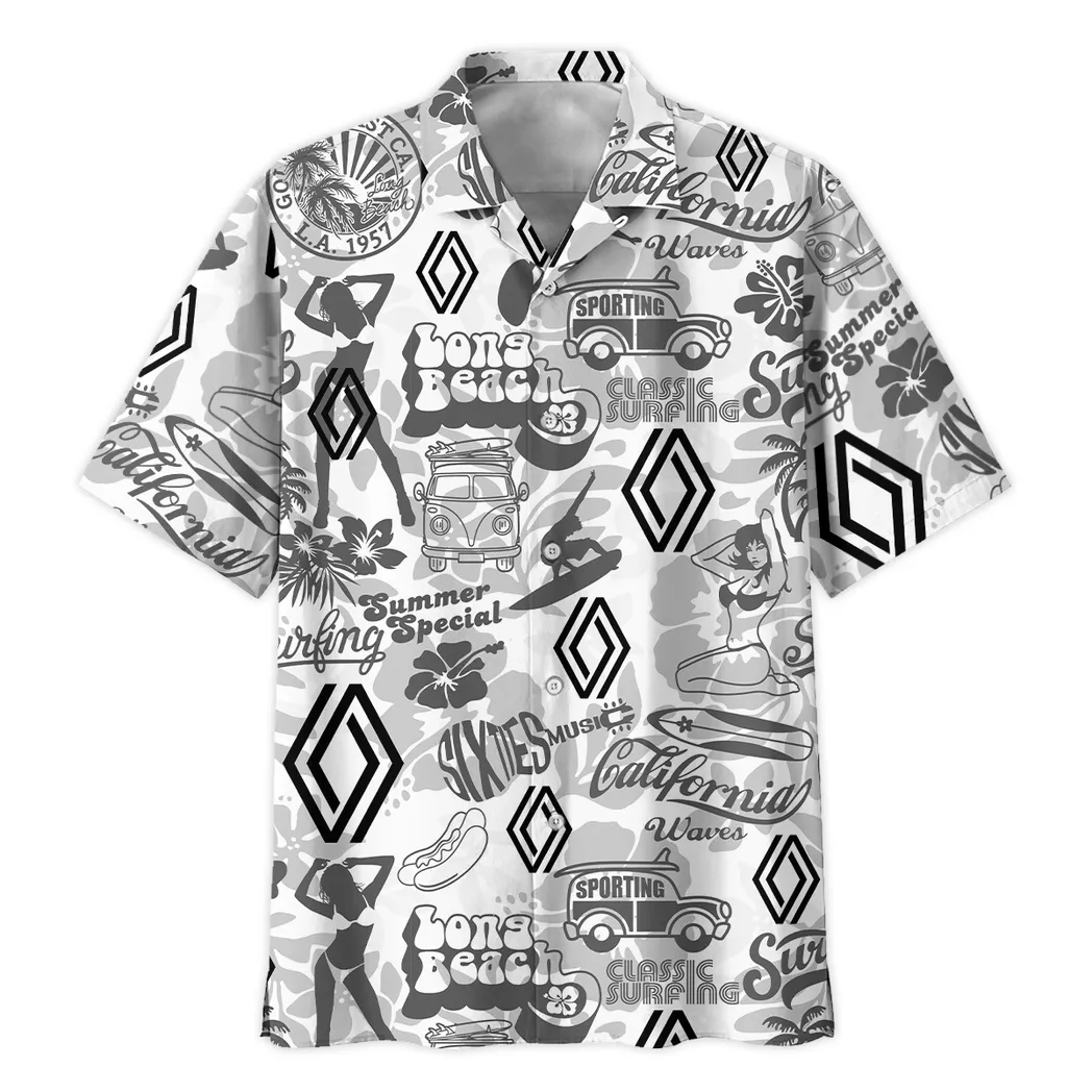 renault hawaiian shirt for men gift for renault lovers car201030725601