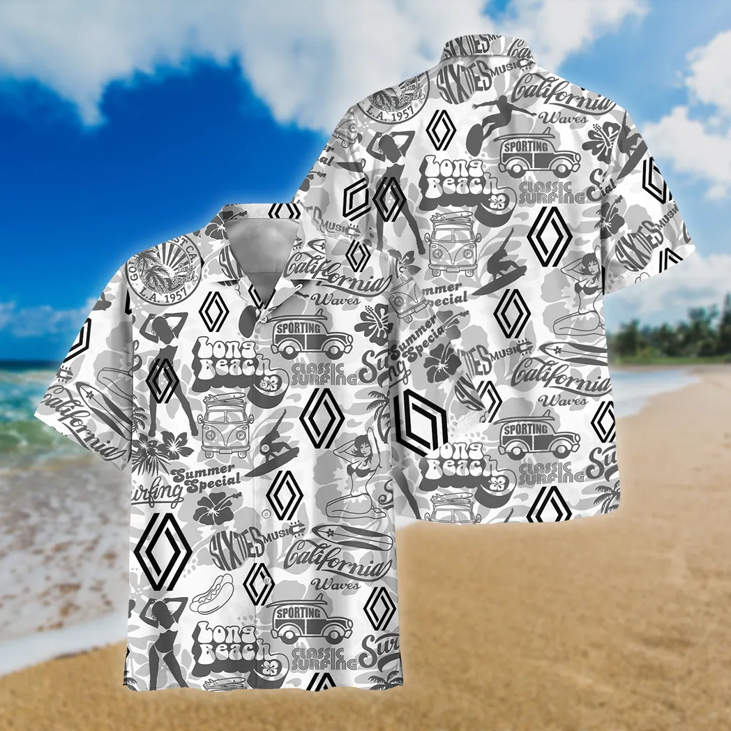 Renault Hawaiian Shirt For Men, Gift For Renault Lovers CAR201030725601