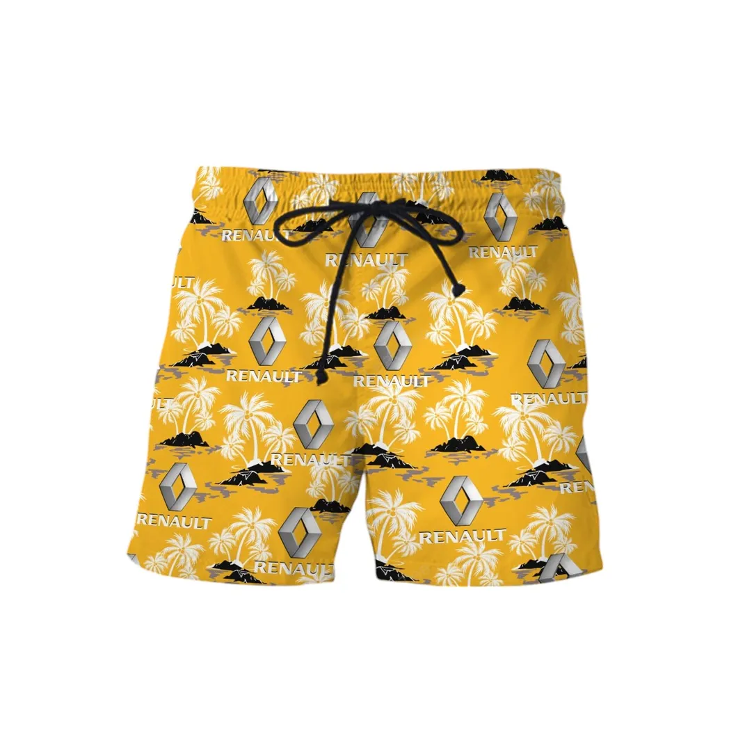 renault hawaiian shirt set for men gift for renault lovers gift for him husband boyfriend car144021125514 1 yymck