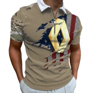 renault zipper polo shirt gift for renault lovers gift for him husband boyfriend car340213060 1 arfd2