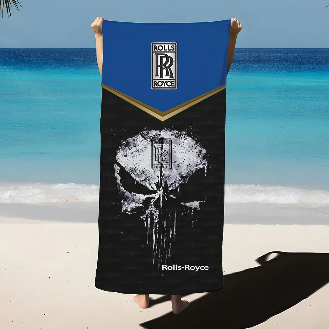 rolls royce beach towel gift for rolls royce lovers gift for him husband boyfriend car17302252557 c2nee