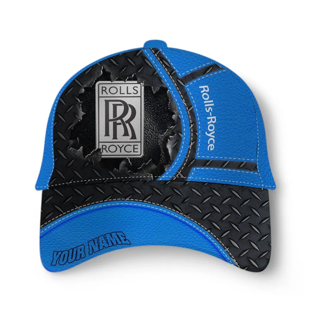 Rolls Royce Classic Cap, Gift For Rolls Royce Lovers, Gift For Him, Husband, Boyfriend - Blue CAR49021825064-1