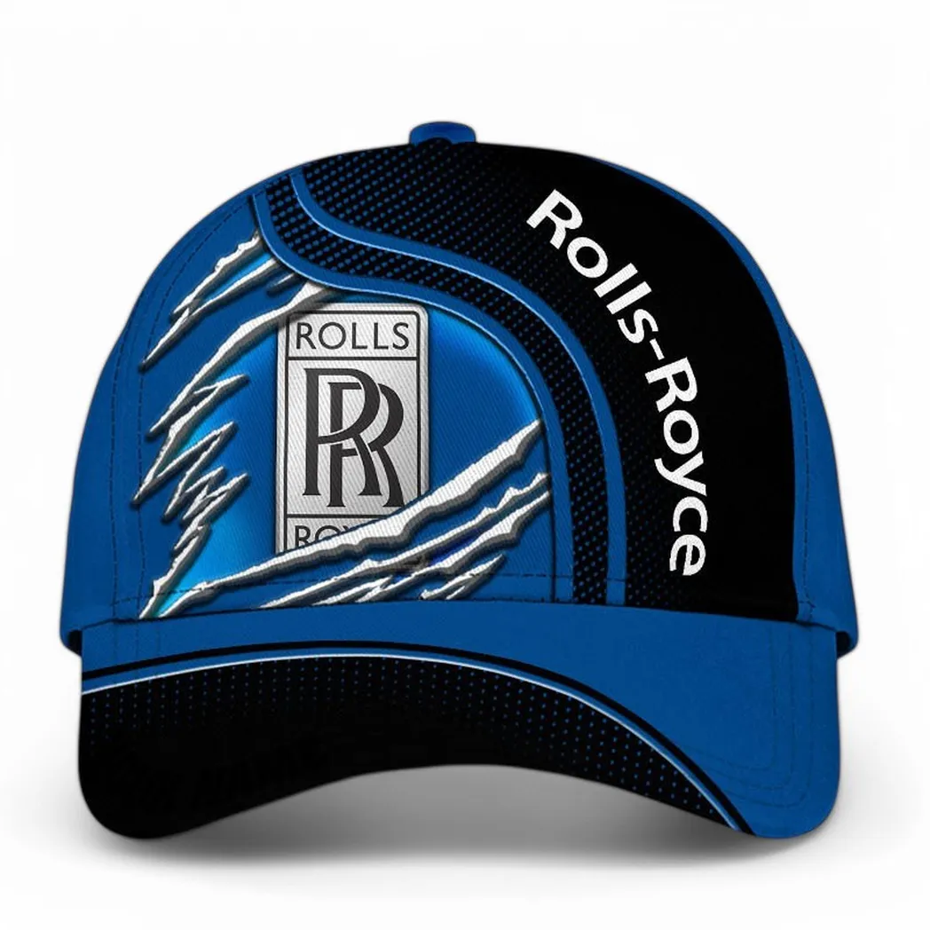 Rolls Royce Classic Cap, Gift For Rolls Royce Lovers, Gift For Him, Husband, Boyfriend CAR50021825082 - Black