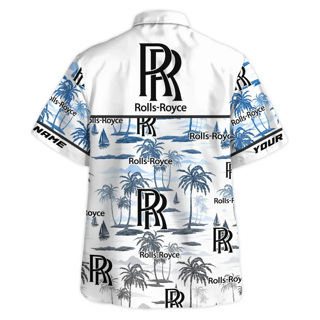 rolls royce custom hawaiian shirt for men gift for rolls royce fan car205031225713 jna7u