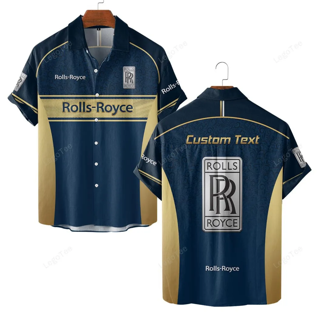 Rolls Royce Custom Hawaiian Shirts For Men, Gift For Rolls Royce Lovers, Gift For Him, Husband, Boyfriend CAR137021325896-3