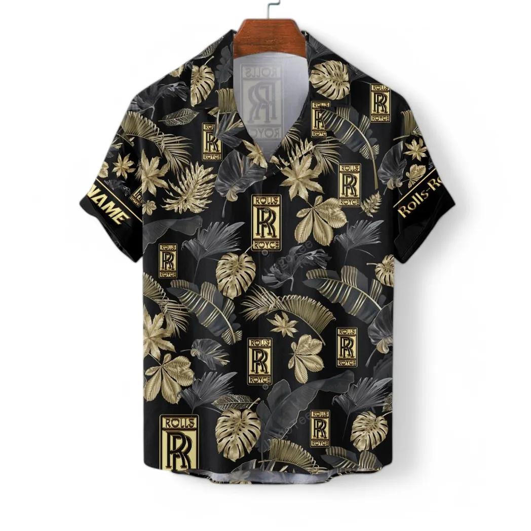 rolls royce hawaiian shirt set for men gift for rolls royce lovers gift for him husband boyfriend car139021125145 1