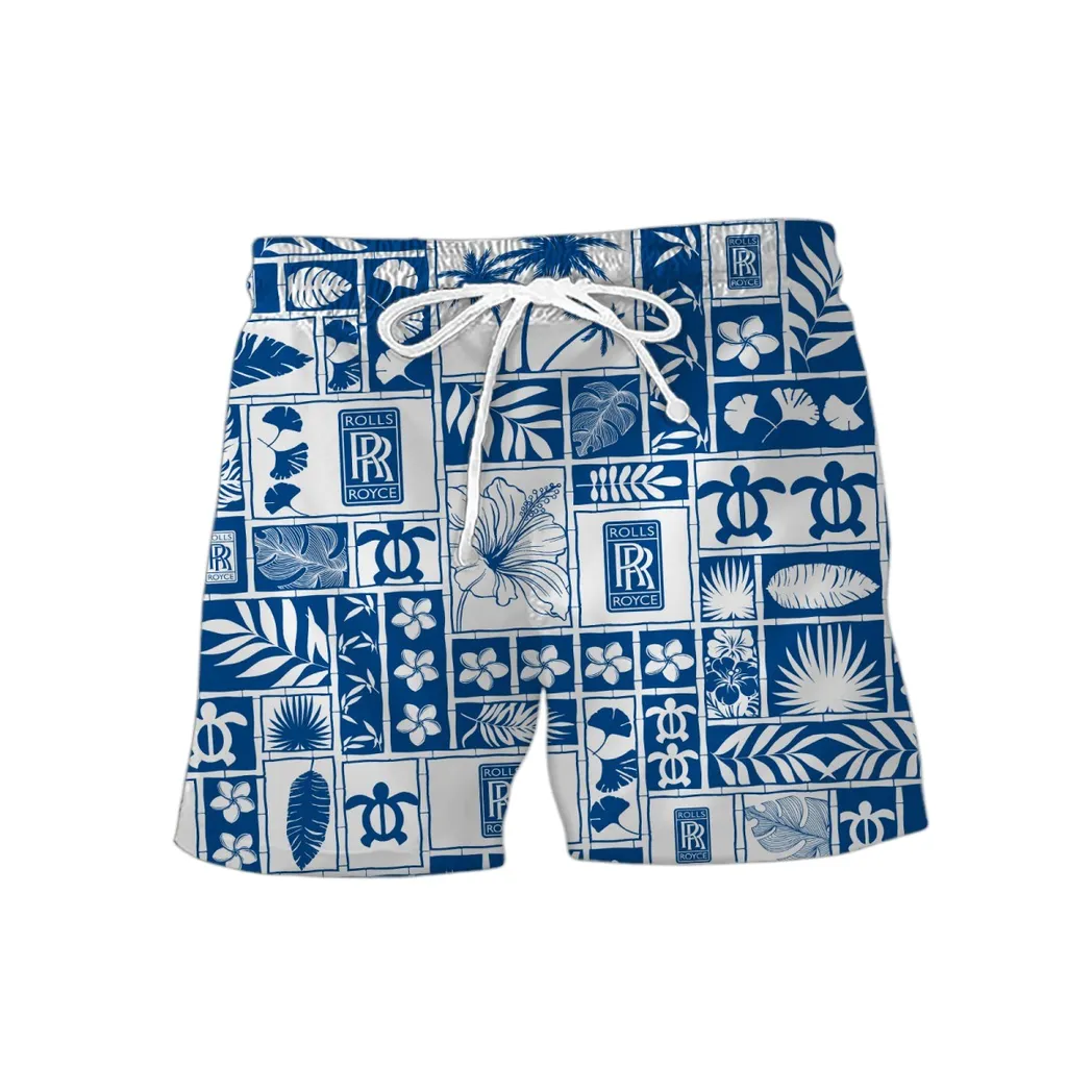 Rolls Royce Hawaiian Shorts, Gift For Rolls Royce Lovers, Gift For Him, Husband, Boyfriend CAR35021425018-2