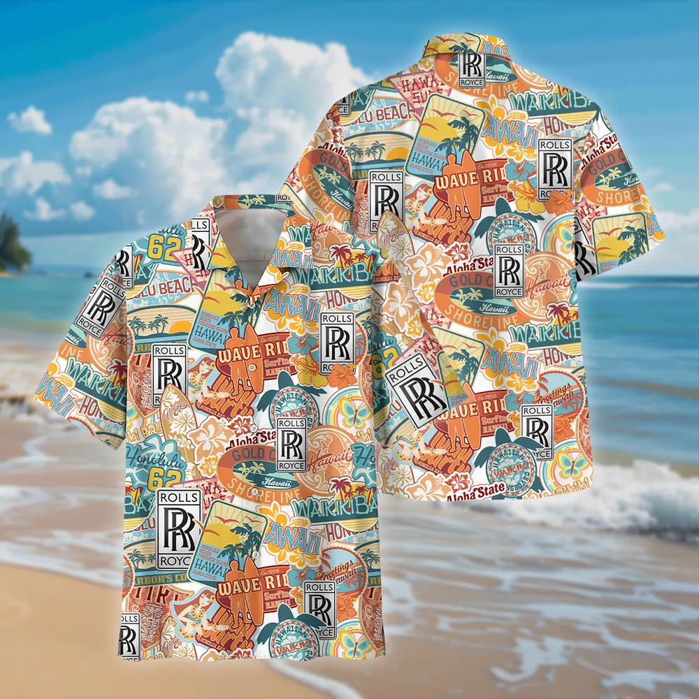 rolls royce vintage hawaiian shirts for men gift for rolls royce fan car202031225380 yazkz
