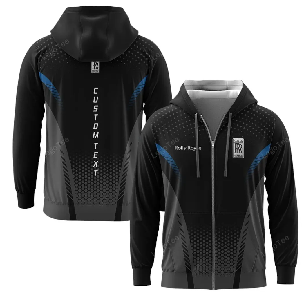 Rolls Royce Zipper Hoodie, Gift For Rolls Royce Lovers, Gift For Him, Husband, Boyfriend CAR10803122564