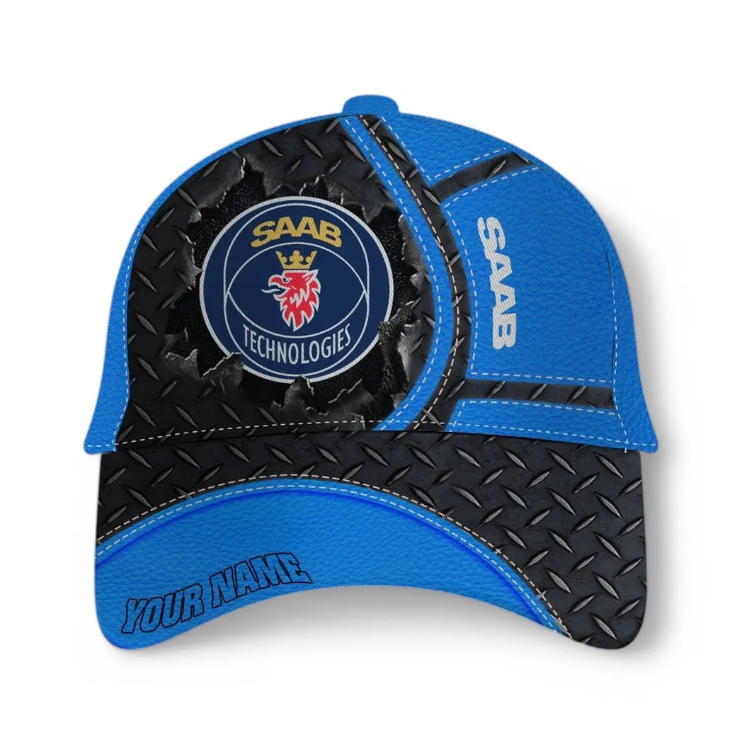 Saab Automobile Classic Cap, Gift For Saab Automobile Lovers, Gift For Him, Husband, Boyfriend - Blue CAR49021825065-1