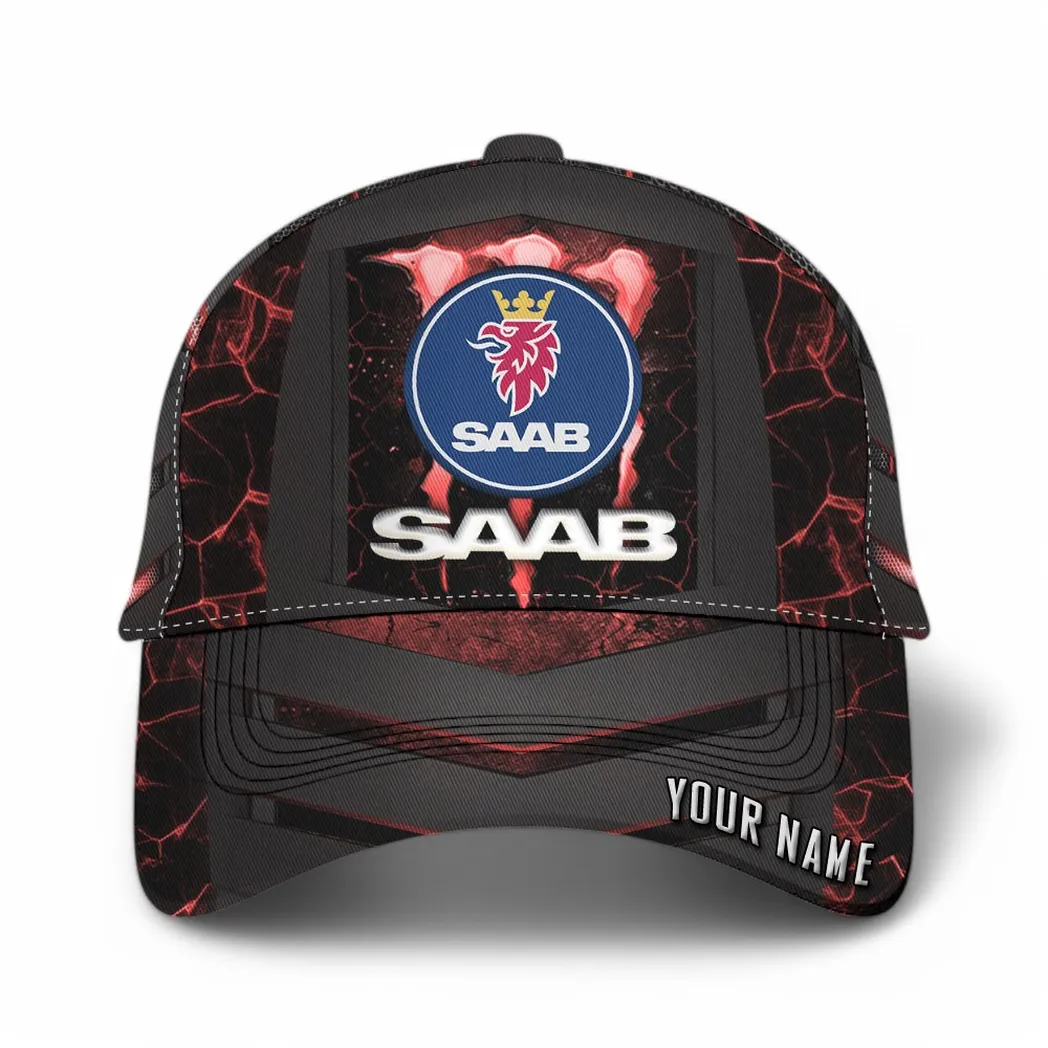 Saab Automobile Classic Cap, Gift For Saab Automobile Lovers, Gift For Him, Husband, Boyfriend CAR6502202566 - Red