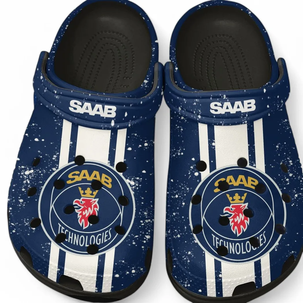 saab automobile crocs gift for saab automobile lovers gift for him husband boyfriend car62022025135 black 3q1g2