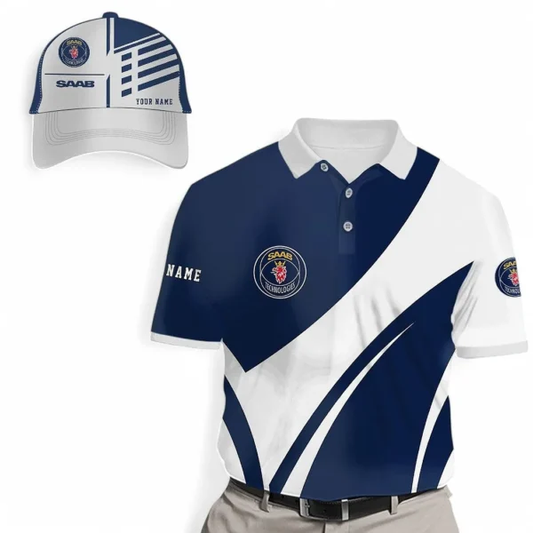 saab automobile custom polo shirt gift for men him husband boyfriend car73021525710 2 eppzr