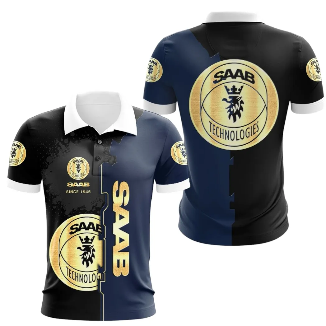 saab automobile polo shirt gift for saab automobile lovers gift for him husband boyfriend car44021725080 1 mzou3