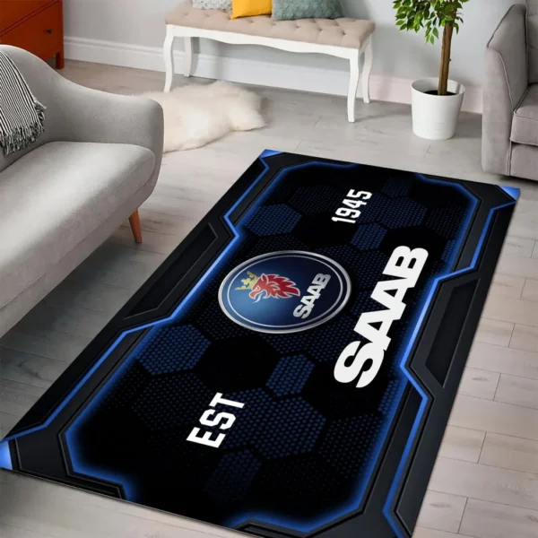 saab automobile rug gift for saab automobile lovers gift for him husband boyfriend car3102132543 n3zug