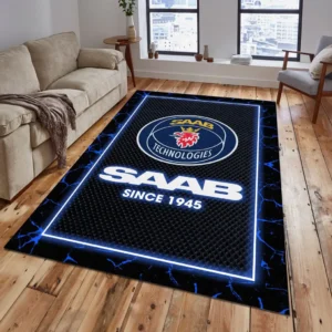 saab automobile rug gift for saab automobile lovers gift for him husband boyfriend car5202192572 blue y6nlo