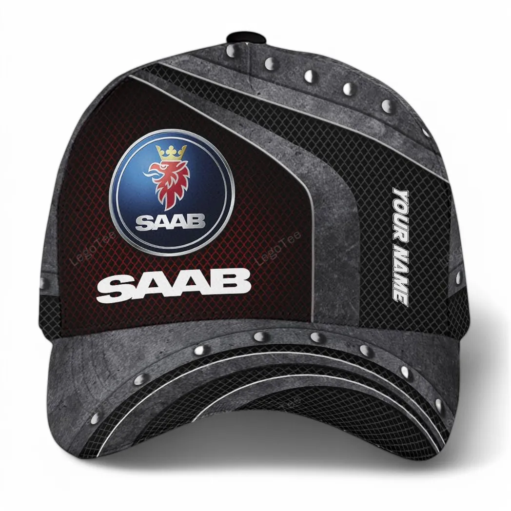 SAAB Classic Cap, Gift For SAAB Lovers, Gift For Him, Husband, Boyfriend CAR99031025092 - Red