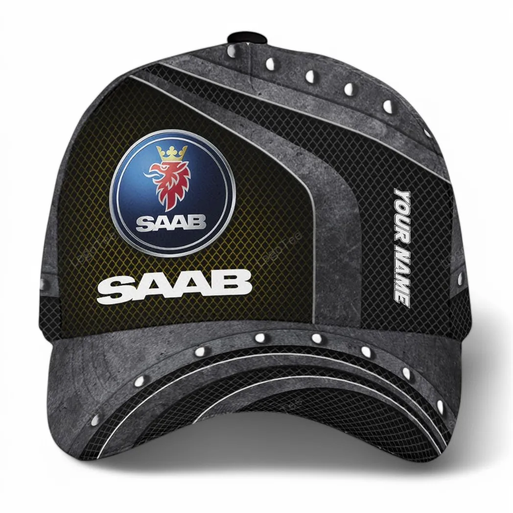 SAAB Classic Cap, Gift For SAAB Lovers, Gift For Him, Husband, Boyfriend CAR99031025092 - Yellow