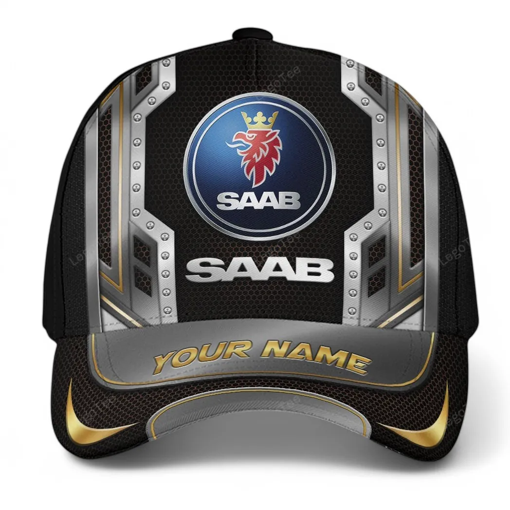 SAAB Classic Cap, Gift For SAAB Lovers, Gift For Him, Husband, Boyfriend CAR99031025103 - Brown
