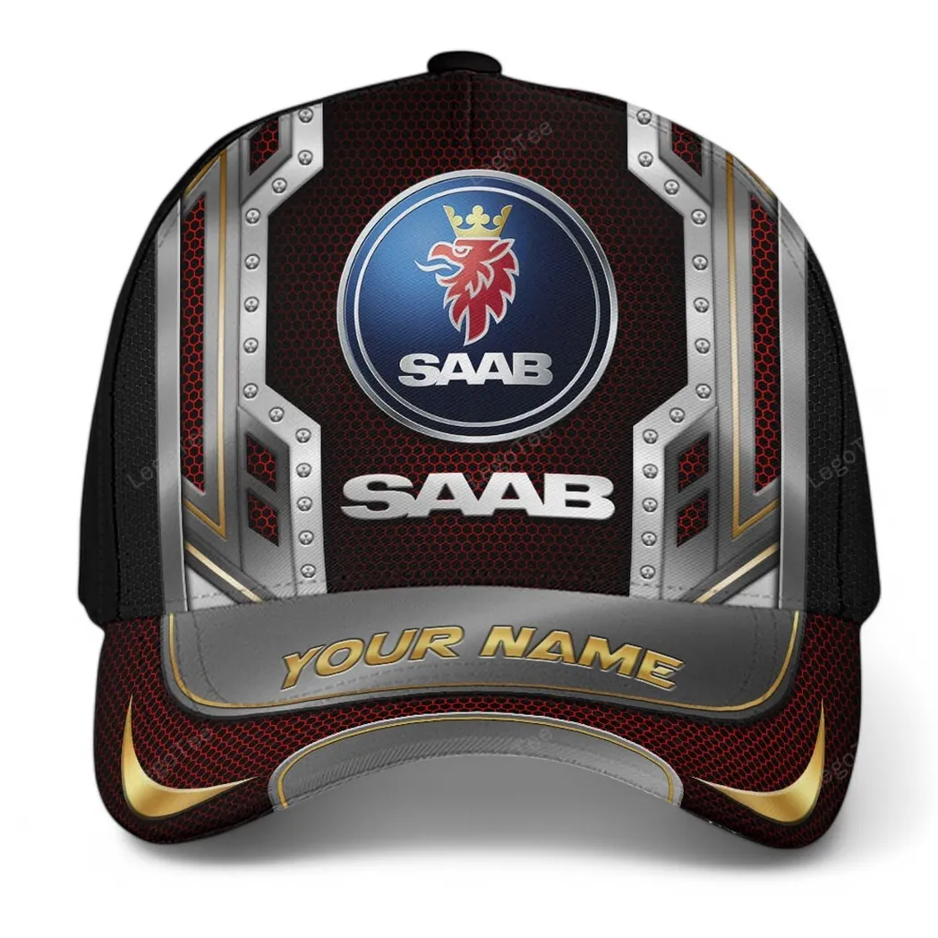 SAAB Classic Cap, Gift For SAAB Lovers, Gift For Him, Husband, Boyfriend CAR99031025103 - Red