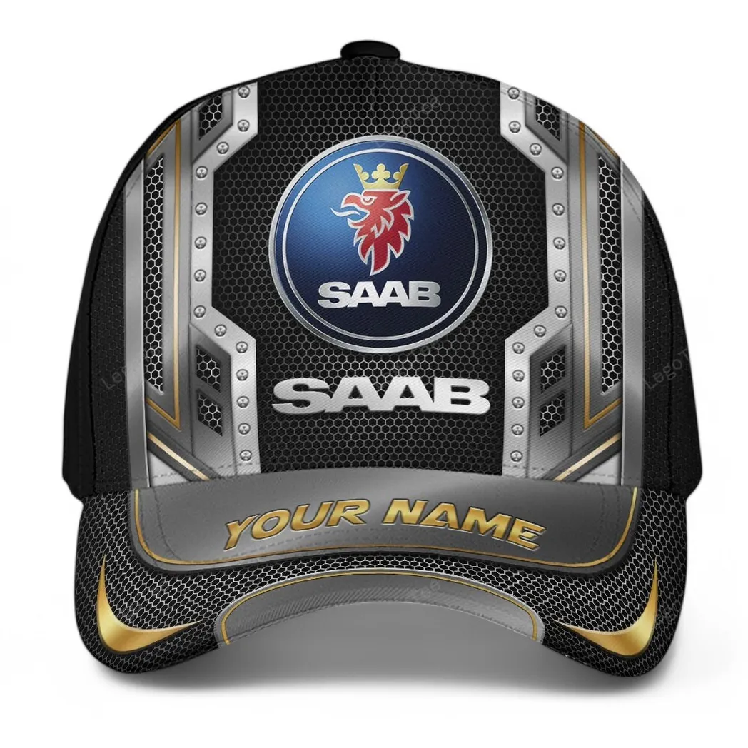 SAAB Classic Cap, Gift For SAAB Lovers, Gift For Him, Husband, Boyfriend CAR99031025103 - White