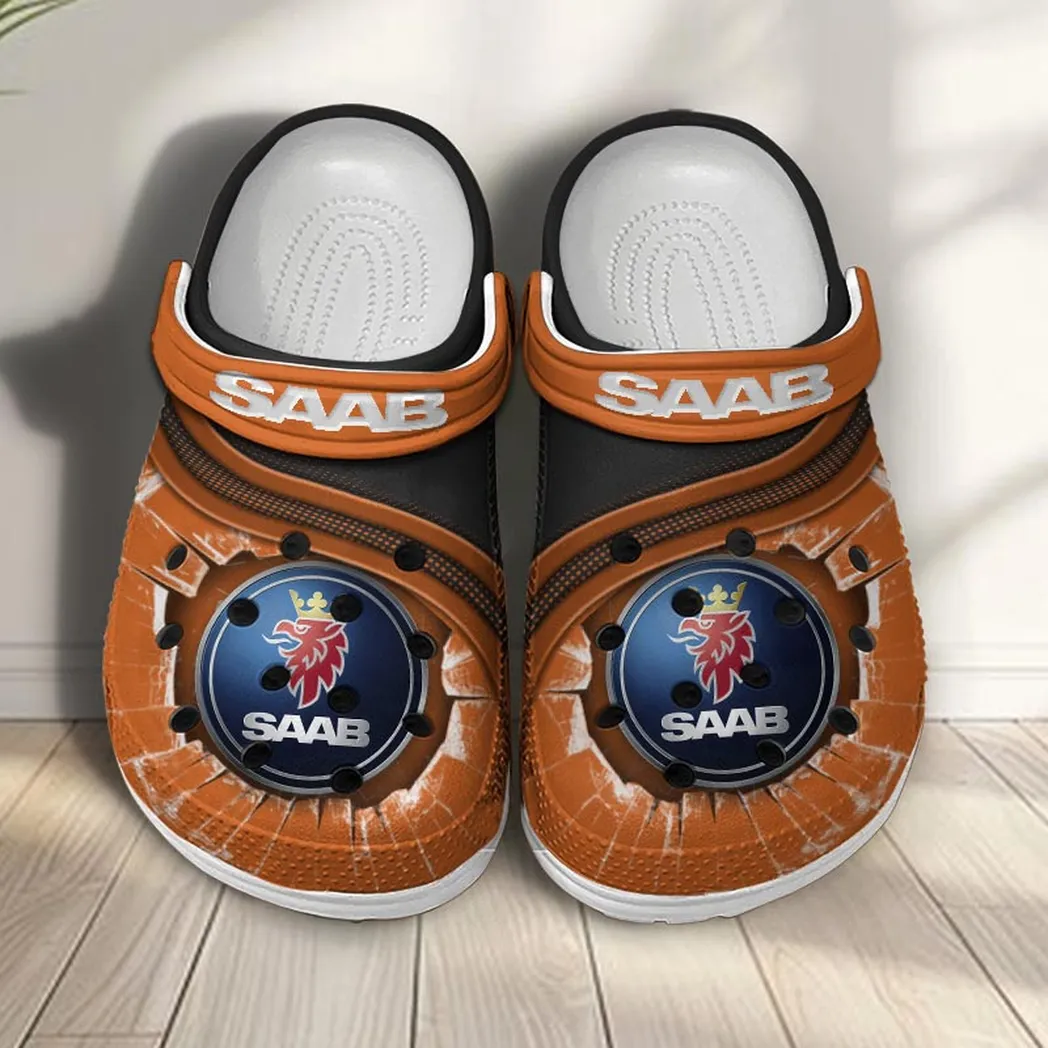 saab crocs clogs men women gift for saab fan car188032025169 orange ivt0g