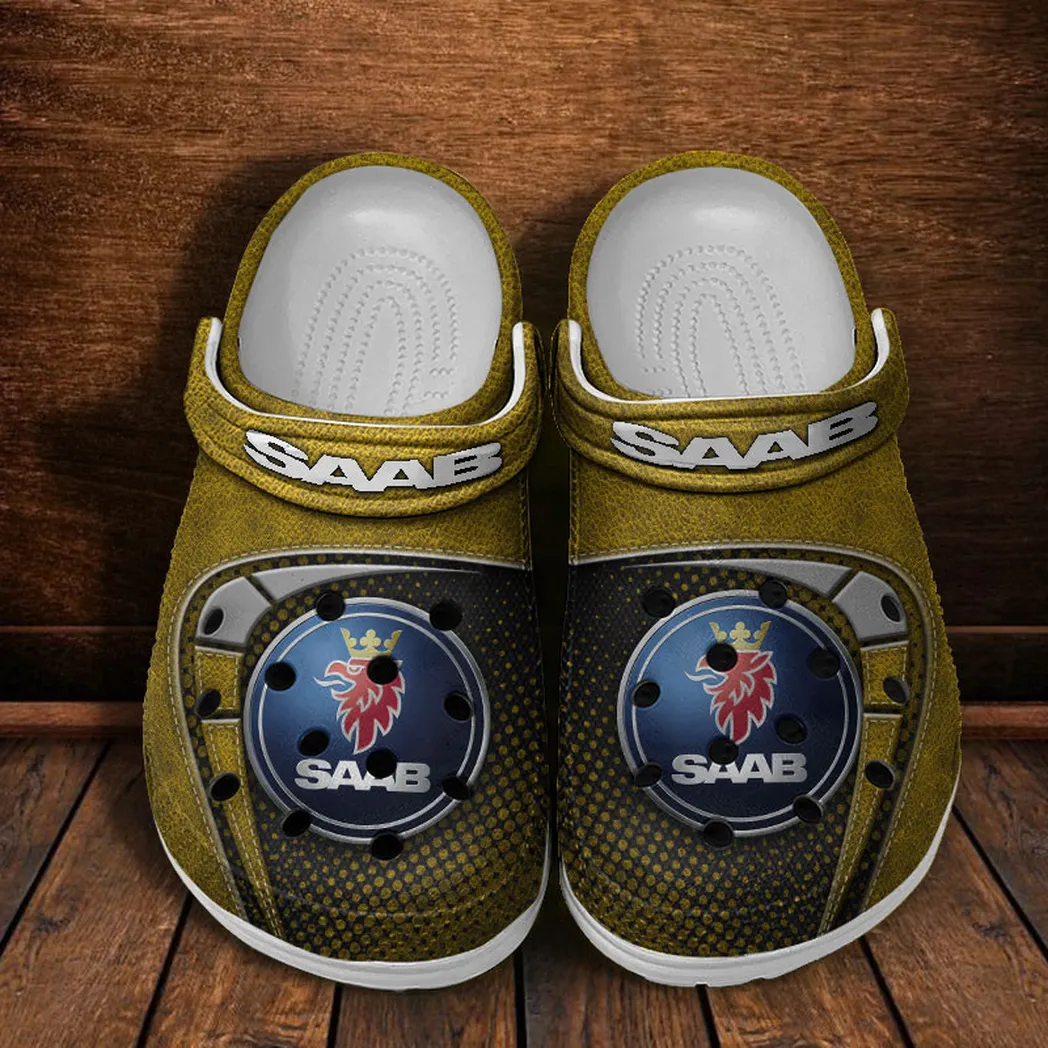 saab crocs sandals for men women gift for saab fan car177031425567 yellow gplnr