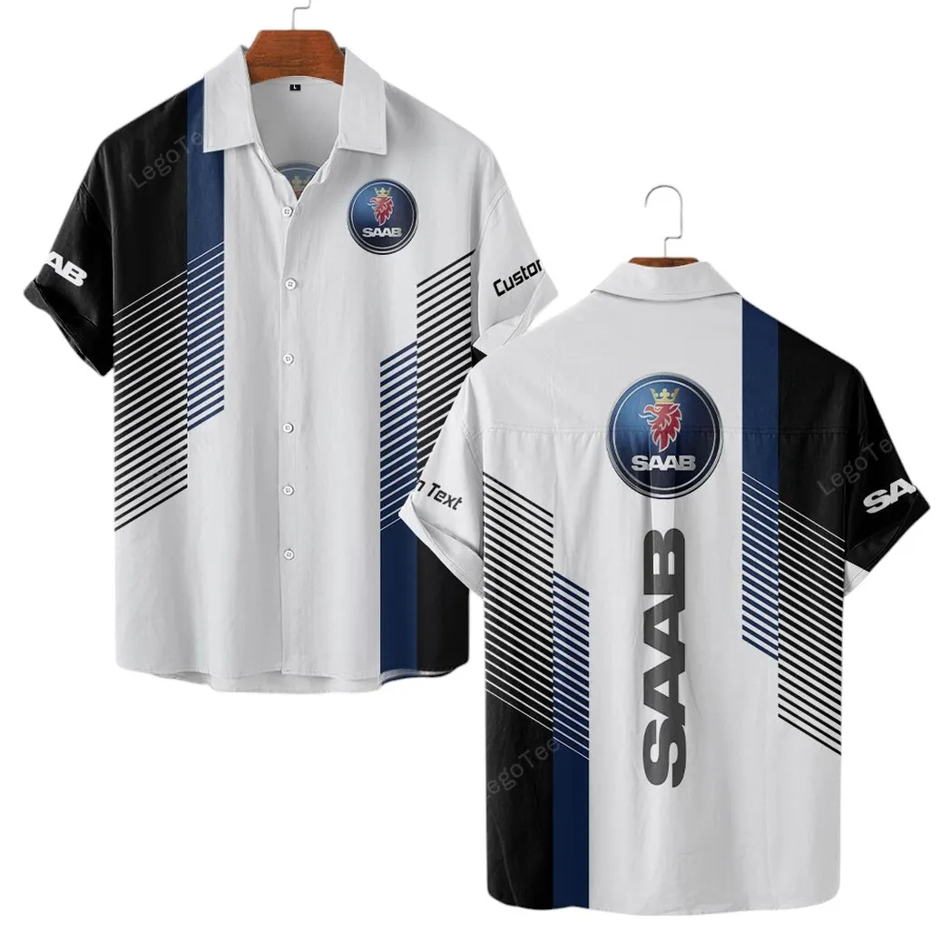 saab hawaiian shirt gift for saab lovers gift for him husband boyfriend car10703122565 cqm1z