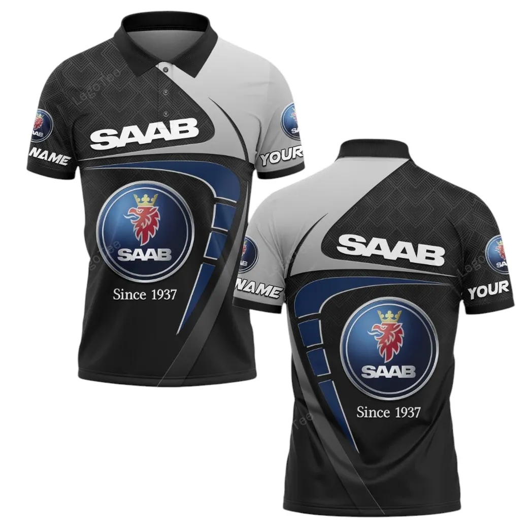 saab polo shirt gift for saab lovers gift for him husband boyfriend car11603032565 s7n89