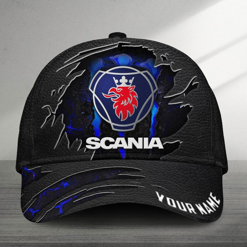 scania cap all over print baseball cap for scania fan car371041925555 black